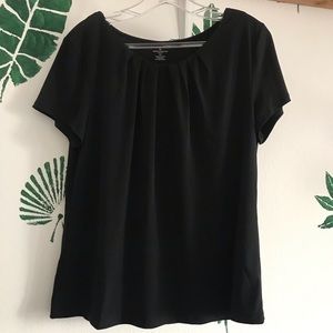 Simple black blouse
